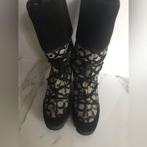 Coach Maisy Logo Boots